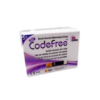 Code Free Strips 50 Test SD Biosensor Korea