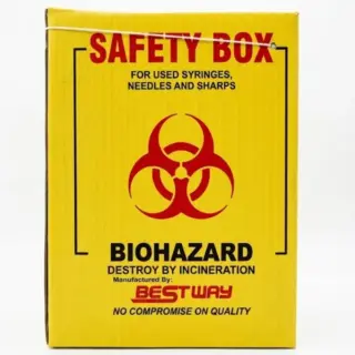 Safety Box / Sharp Box (Cardboard) Capacity 10L