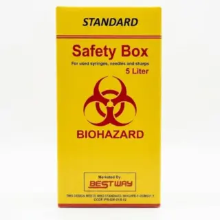 Safety Box / Sharp Box (Cardboard) Capacity 5L